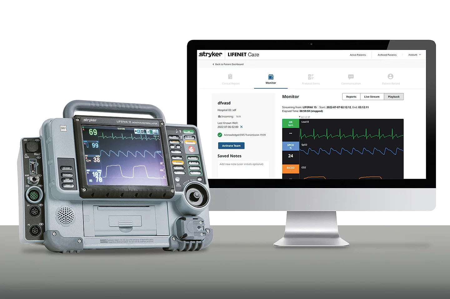 LIFEPAK 15 V4+ Monitor/Defibrillator