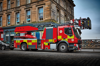 Aerial Ladder Fire Truck