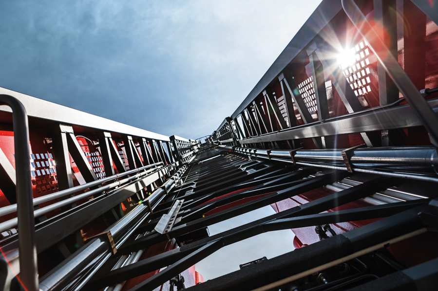 Aerial Ladder Fire Truck