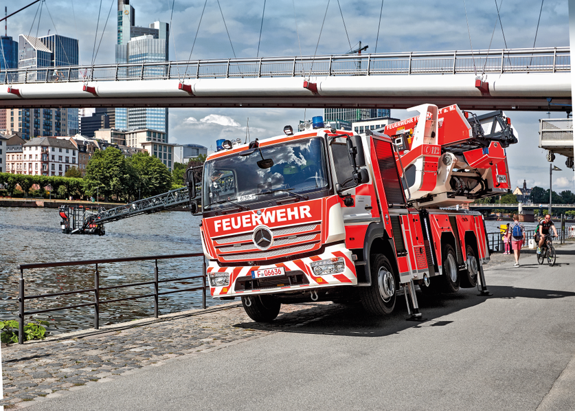 Aerial Ladder Fire Truck